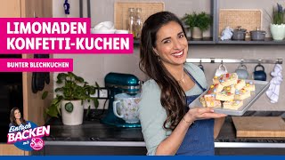 LimonadenKonfetti Kuchen  Zitronenkuchen für jeden Anlass [upl. by Aninat605]