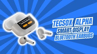 Unboxing the TecSox Alpha Smart Display TWS [upl. by Anigriv]