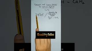 shortsvideo Chemistry Online by Prof IQ Formula amp Lewis Structure of Calcium Hydride education [upl. by Tesler]