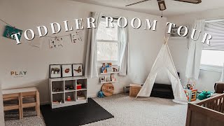 MONTESSORI TODDLER ROOM TOUR  Bedroom  Playroom 12 year old [upl. by Auhel]