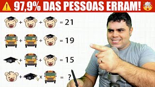 🤯 3 DESAFIOS DE MATEMÁTICA com Sistemas BUGANTES que VOCÊ VAI ERRAR 🤬 Você Consegue Resolver [upl. by Zoie]