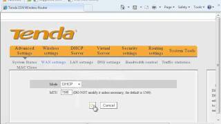 How to Configure Dynamic IP on Tenda Routers [upl. by Einnos]