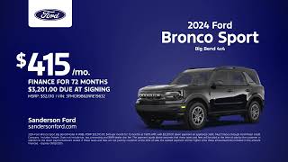 Ford Bronco Sport 10272024 4483265 [upl. by Riamo]