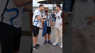 INTERISTA ESULTA CON LA MAGLIA DELLA JUVE 😨 [upl. by Attelliw]