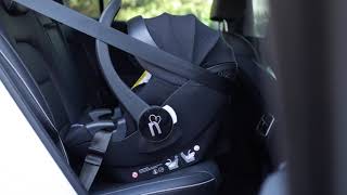 How to install your NOOLA® iSize car seat using the seat belt [upl. by Bocaj]