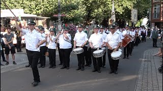 Schützenfest 2024 in Grevenbroich Ausschnitte aus der JubiläumsKönigsparade [upl. by Lubbi]