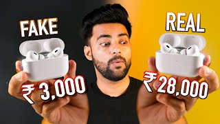 FAKE VS REAL Apple AirPods Pro 2 USBC  Buyers Beware  Perfect Clone [upl. by Huberty]