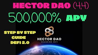 500000  APY  OHM Fork on FANTOM HectorDAO Similar to Wonderland ✅ Beginners Guide Stake 44ing [upl. by Kenna]