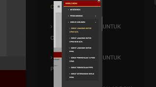 Cara download surat lamaran cpns dan surat pernyataan cpns kemenkumham 2023 [upl. by Garlaand183]