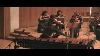 Emmanuel Sejourne Concerto for Marimba 1 mov 2 played by Miroslav Dimov [upl. by Nnednarb]