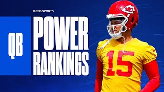 PFFS NFL Quarterback Power Ranking Tiers  CBS Sports [upl. by Lowney]