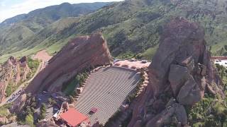 Red Rocks Amphitheater  4K Drone Footage MUST SEE [upl. by Illil]