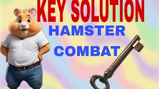 HAMSTER COMBAT KEY 🗝️ SOLUTION of 20 july [upl. by Ayikur]