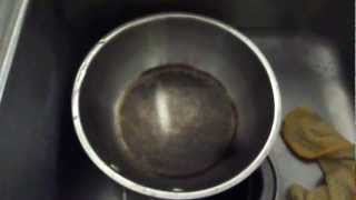 The BEST Cleanser to Remove Tough Burnt Marks on Pots and Pans [upl. by Brozak]