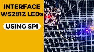 Interface WS2812 LEDs with STM32  SPI 8bit [upl. by Heurlin]