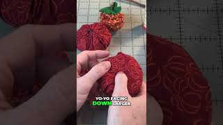 How to make Fabric Yoyo Pumpkin for Fall [upl. by Enyamrahc]