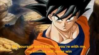 Dragon Ball Z Kai Opening Dragon Soul with Lyrics [upl. by Tallbot]