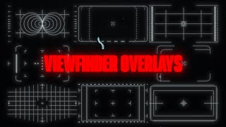 TRANSFORM Your Footage With CAMERA VIEWFINDER OVERLAY EFFECTS [upl. by Geanine622]