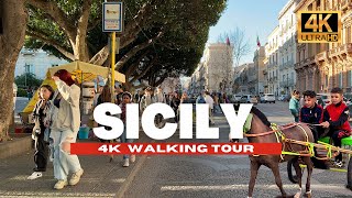 🇮🇹 Catania Sicily Walking Tour Day amp Night Walk Streets of Italy  4K HDR  60FPS [upl. by Callida828]