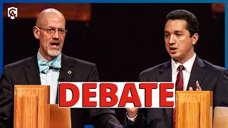 DEBATE  Can a Christian Lose Their Salvation  Trent Horn vs Dr James R White [upl. by Norehc]