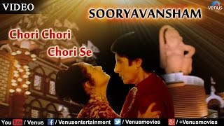 Chori Chori Chori Se Full Video Song  Sooryavansham  Amitabh Bachchan Soundarya [upl. by Agni]