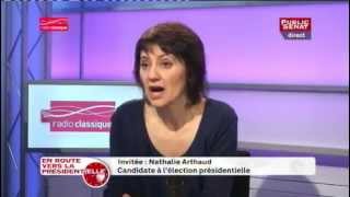 Nathalie Arthaud dans En route vers la présidentielle 20042012 [upl. by Dadirac785]