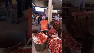 Picadores de carne en Vista Hermosa Huajuapan Oaxaca mole moledechiho comidaoaxaqueña [upl. by Hartzke846]