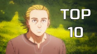 Top 10 VINLAND SAGA Season 2 Moments [upl. by Kerstin]