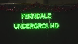 Ferndale Underground art show held in parking garage [upl. by Aihsekyw897]