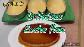 Whole Egg Leche Flan easyrecipe dessert [upl. by Novaat619]