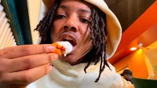 FIRST TIME TRYING WINGSTOP FOOD REVIEW🔥🔥🔥 [upl. by Akiv]