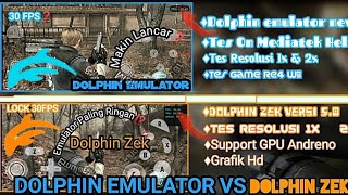 NEW PERBEDAAN‼️Dolphin Emulator New Update VS Dolphin Zek Versi 50 [upl. by Vickey]