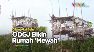 ODGJ Bangun Rumah 2 Lantai dari Kayu Bekas Endingnya Mengejutkan [upl. by Rediah34]