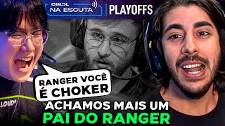 BAIANO reage ao NA ESCUTA SERÁ que TODO MUNDO é PAI DO RANGER  Playoffs CBLOL [upl. by Eidde466]