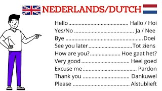 dutch for beginners  nederlands leren [upl. by Annoyi]