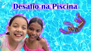 Desafio na piscina com a minha prima [upl. by Ayahsey]