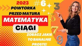 Ciąg arytmetyczny i geometryczny  Powtórka do matury z matematyki 2023 6 [upl. by Pussej]