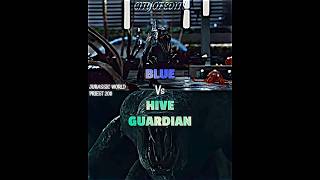 Blue vs Hive Guardian jurassicworld priest2011 vsedit vsbattle jurassicworlddominion wisedit [upl. by Agnizn613]