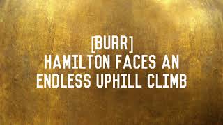 Wait for it Hamilton lyric video [upl. by Burack]