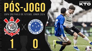 É CAMPEÃO CORINTHIANS 1x0 CRUZEIRO 🔴 AO VIVO  FINAL  COPINHA 2024 [upl. by Yelssew]