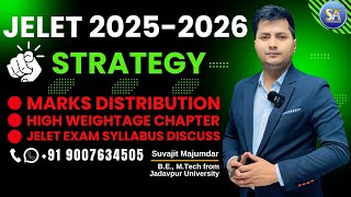 JELET 2025 2026 Strategy  Marks Distribution  High Weightage Chapter  Jelet Exam Syllabus Discuss [upl. by Marsland]