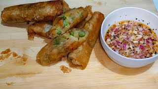 Lumpiang GulayVegetable Spring Roll [upl. by Eartha]