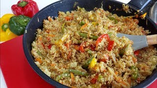 SALTEADO DE VERDURAS CON QUINOA [upl. by Junius]