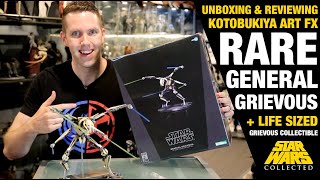 Unboxing and reviewing the Kotobukiya ARTFX 17th Scale General Grievous Statue [upl. by Adnole326]