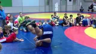 Alexander Karelin acrobatics [upl. by Longley]