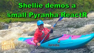 Shellie takes a Pyranha ReactR small for a spin on the Tryweryn [upl. by Ole]