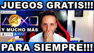 ¡¡¡CORRED JUEGOS GRATIS PS5PS4 PARA SIEMPRE Y MUCHO MÁS🔥 [upl. by Anerhs]