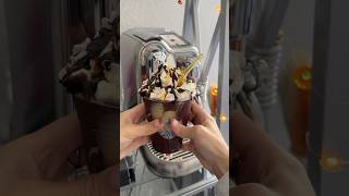 Crackle Coffee🍦☕️🤍crackle coffee icedlatte asmr satysfying trend yummy chocolate recipe [upl. by Ainat538]