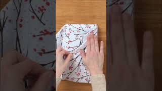 Creative way to wrap a book 📚 feliznavidad christmas wrapping giftwrapping books booktok [upl. by Rapp]