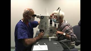 Selective laser trabeculoplasty SLT glaucoma treatment [upl. by Eiboh]